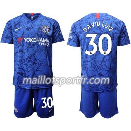 Maillot de Foot Chelsea David Luiz 30 Enfant Domicile 2019/20